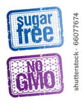 set of stamps for sugar free...