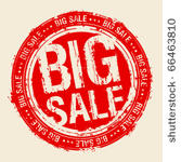 big sale rubber stamp.
