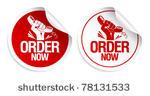 order now stickers set.