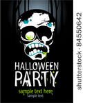 halloween party design template ...