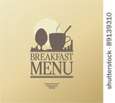 breakfast menu card design...