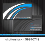 set of business card
