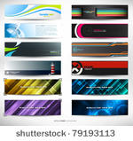 vector abstract banners for web ...