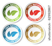 vector natural stickers
