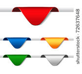 vector set of announcement...
