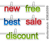 vector web stickers with...