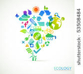 modern ecology vector background