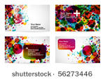 abstract business card...