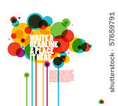 funky colorful design