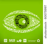 eye made from little ecology...
