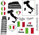 italian symbols and icons....