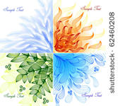 4 elements. set of vector...