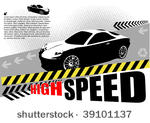 high speed sport car design