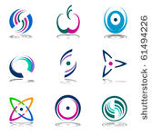color design elements. abstract ...