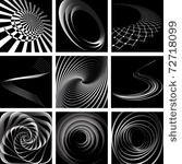 abstract backdrops with spiral  ...