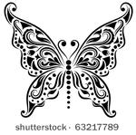 pattern in a shape of a...