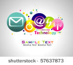 technology abstract colorful