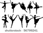 set of ballet dancers...