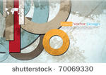 vintage corporate design in...