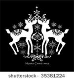 black and white christmas design