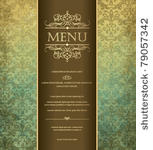 vintage design template