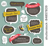 cute scrapbook elements  speech ...