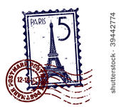 vector illustration of stamp or ...