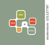 retro style website template ...