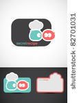 secret recipe  eps10 vector.