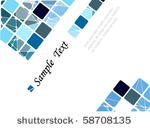 abstract geometric mosaic...