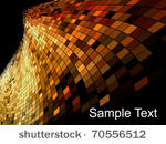 abstract square pixel mosaic...
