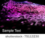 abstract square pixel mosaic...