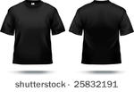 black t shirt design template ...