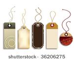 cardboard sales tags