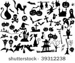 vector collection of halloween...
