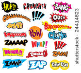 comic book explosion  color...
