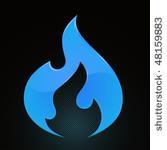 vector illustration of blue...