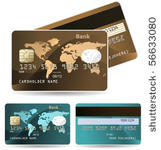 colorful collection of credit...