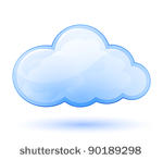 cloud glossy icon. vector...