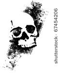 skull with texture