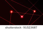 nice vector laser light in red...