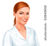 young beautiful business woman...