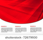 red presentation print and web...