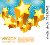 abstract star web and print...
