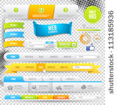 vector web elements  buttons...