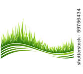 vector illustration of green...