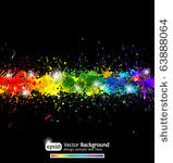 colorful gradient paint...