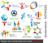 business people community 3d...