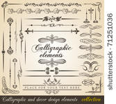 calligraphic and decor design...