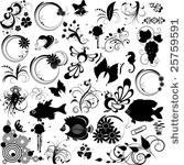set of elements for design ...